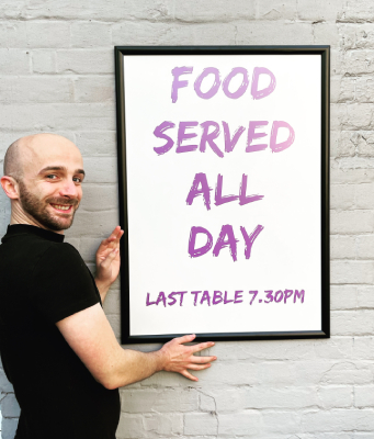 Food served all day